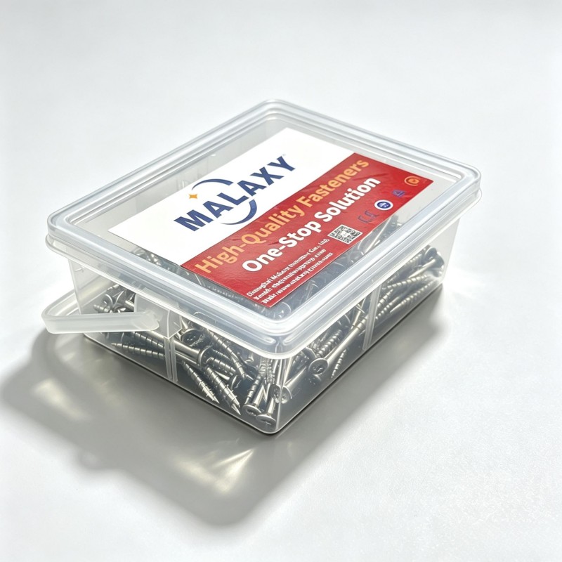 Rectangular Plastic Screw Packaging Box